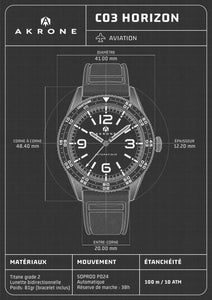 C-03 Horizon Black S 41MM