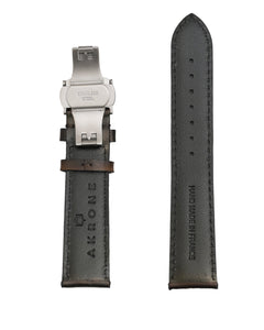 Bracelet cuir patiné marron