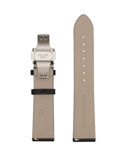 Bracelet cuir noir taurillon