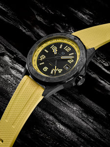 Bracelet caoutchouc FKM jaune